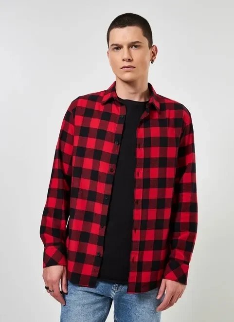 camisa de manga longa xadrez camisa de manga longa xadrez