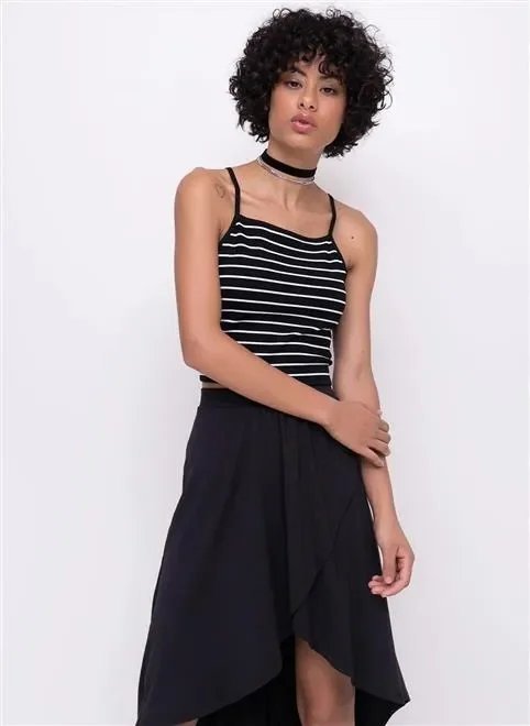 regata cropped listrada com tiras regata cropped listrada com tiras