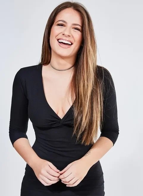 vestido midi decote transpassado vestido midi decote transpassado