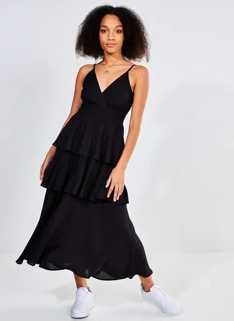 vestido de alcinha com babados vestido de alcinha com babados