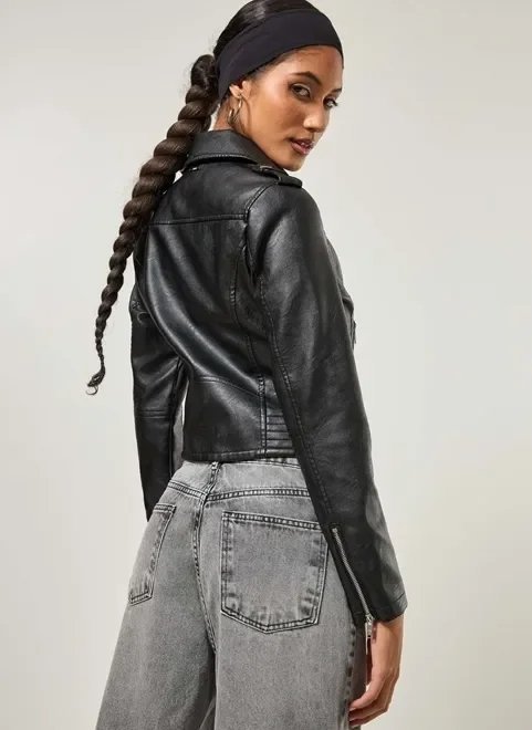 jaqueta perfecto preta jaqueta perfecto preta