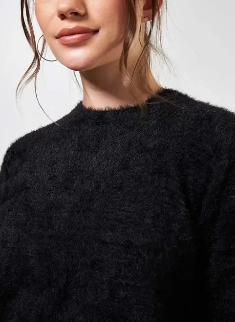 blusa de retilínea pelinhos blusa de retilínea pelinhos