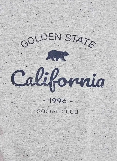 camiseta cinza mescla califórnia camiseta cinza mescla califórnia