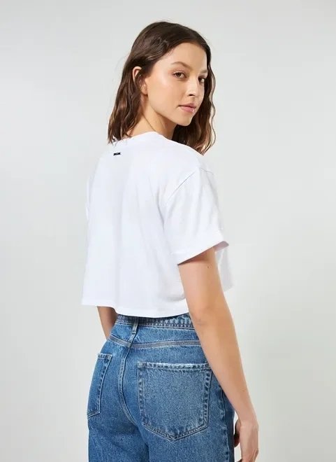 camiseta cropped básica camiseta cropped básica