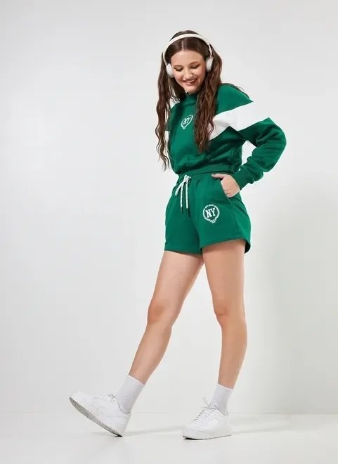 moletom verde college moletom verde college