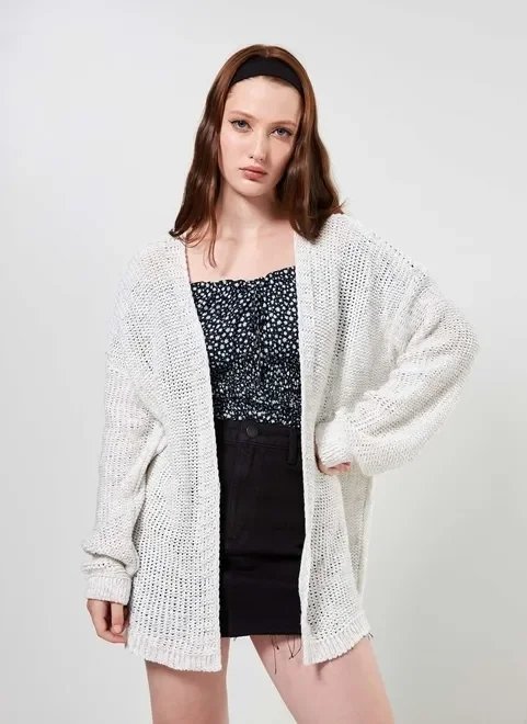 cardigan kimono em tricô cardigan kimono em tricô