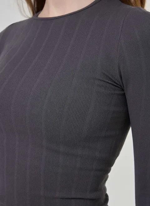 blusa manga longa malha seamless blusa manga longa malha seamless