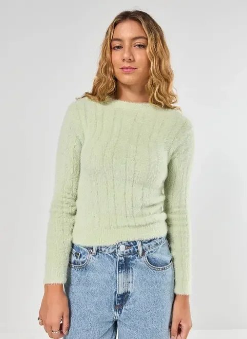 blusa de tricô pelinhos verde lima blusa de tricô pelinhos verde lima