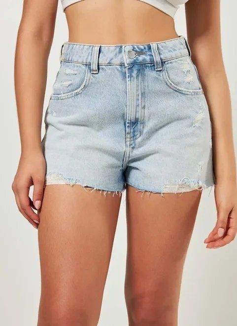 short jeans com cinto cargo removível short jeans com cinto cargo removível
