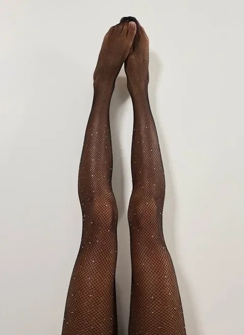 meia calça arrastão com strass meia calça arrastão com strass