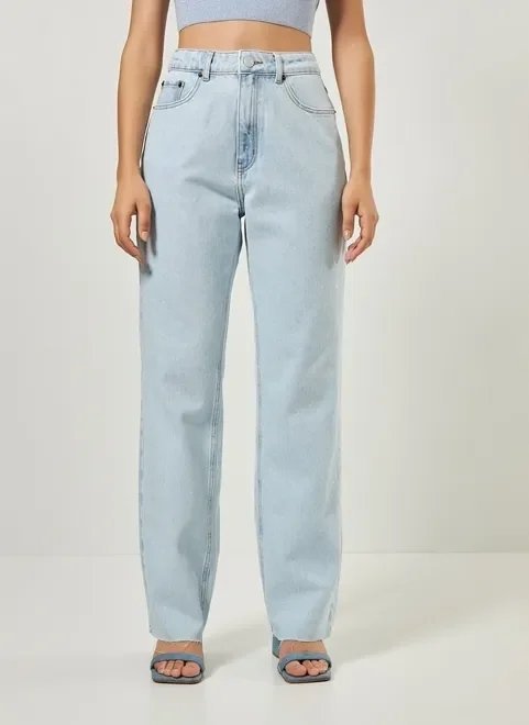 calça jeans clara wide leg com glitter calça jeans clara wide leg com glitter