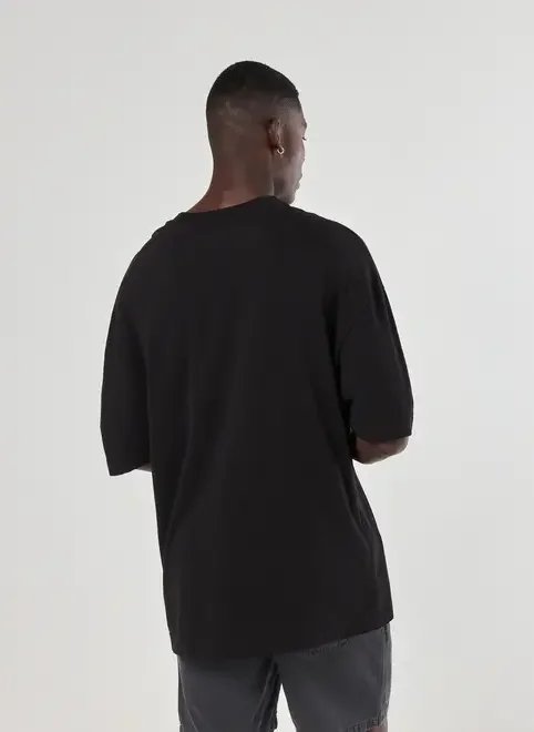 camiseta oversized preta estampa energy camiseta oversized preta estampa energy