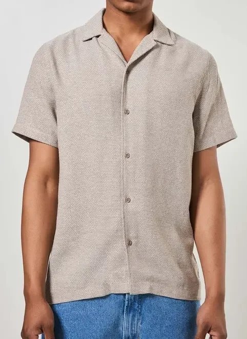 camisa gola blazer texturizada camisa gola blazer texturizada