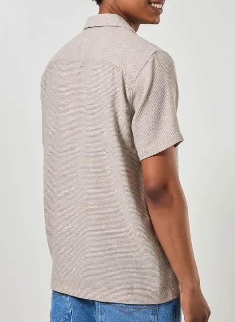 camisa gola blazer texturizada camisa gola blazer texturizada