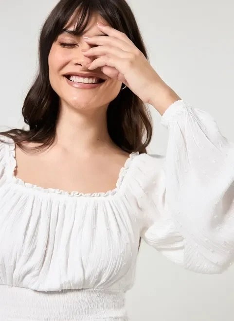 vestido manga longa boho off-white vestido manga longa boho off-white