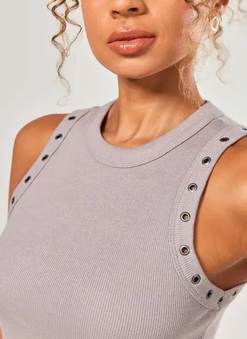 regata cropped canelada com ilhós regata cropped canelada com ilhós