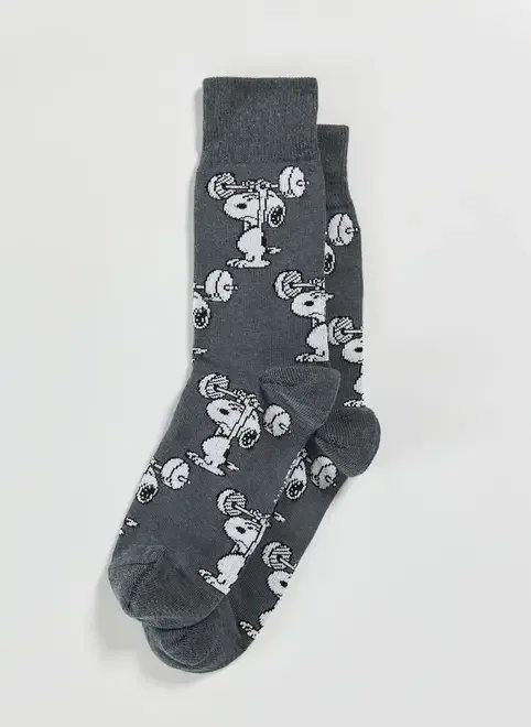 meia cinza snoopy maromba meia cinza snoopy maromba