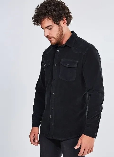 camisa em veludo cotelê camisa em veludo cotelê